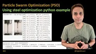 322 - PSO Using steel optimization