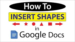 How To Insert A Shape In Google Docs | PC | * 2024