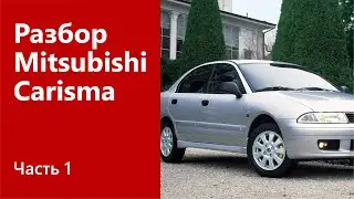 Подробный разбор передних и задних дверей на Mitsubishi Carisma