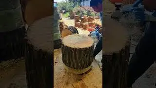 Wood cutting board grinding process