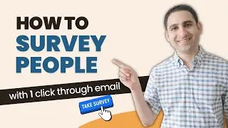 How to survey people with 1 click through email