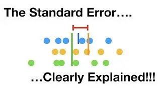 The standard error, Clearly Explained!!!