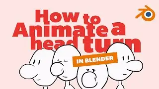 How to Animate a 2D Head Turn in Blender | Blender Grease Pencil Tutorial