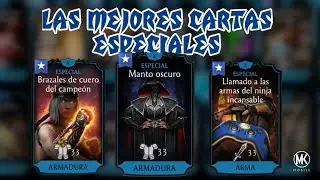 LAS MEJORES CARTAS DE EQUIPAMIENTO ESPECIALES | Mortal Kombat Mobile