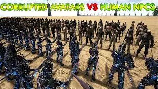 Ark Corrupted Avatars (Bots) vs Human NPCs Mod || Ark Battle