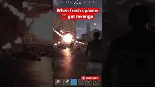 When fresh spawns get REVENGE 🛢 Rust Console 🎮 PS4, XBOX