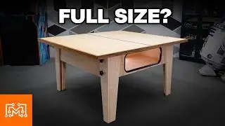 Hiding a Ping Pong Table in a Gaming Table