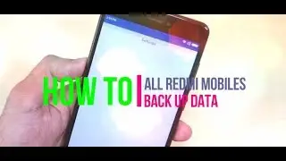 [How to] XIAOMI Redmi Mobiles Complete Backup in Single step [No App Needed]