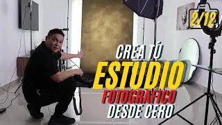 ¿COMO HACER TÚ ESTUDIO FOTOGRÁFICO EN CASA? |  CURSO DE FOTOGRAFÍA DE RETRATO 2/12