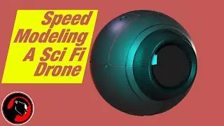 Speed Modeling a Sci Fi Drone