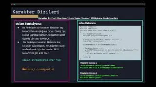 HER YÖNÜYLE C  12- Karakter Dizileri