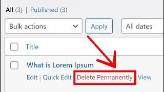 Delete Permanently Without 