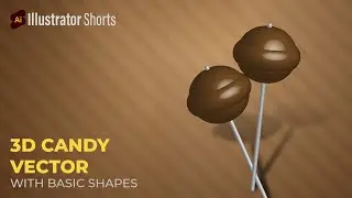 3D Vector Candy using Basic Shapes | Illustrator Tips and Tricks