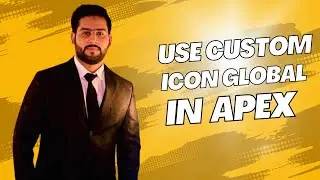 How to Used Custom icon (Globally) in Oracle Apex
