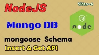 Video 4: NodeJS mongo DB example