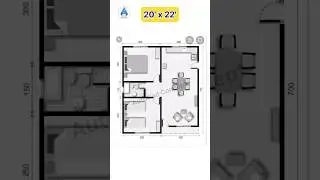 20x22 House Plan | 20 by 22 Small House Plans | Ghar ka Naksha 