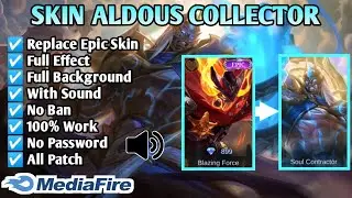 Aldous Collector Skin Script | Replace Epic Skin | Full Effect | Full Background | With Sound