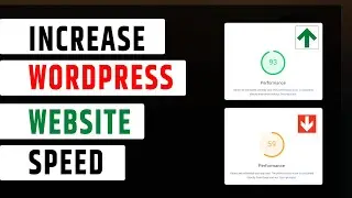 How to increase WordPress website speed | how to optimize WordPress website speed | WordPress