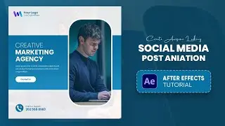 Social Media Post Animation After Effects | Pro After Effects Tutorial