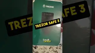 Trezor Safe 3 with the new secure chip #bitcoin #crypto #trezorwallet #trezor