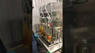 Розлив сидра на полуавтомате Fillermatic Gravity