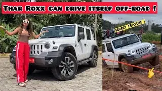 Thar Roxx 5-Door self-driving feature off-road 😲