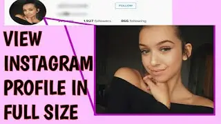 How to see anyone's Instagram Profile Picture in full size | View Insta Profile in full resolution