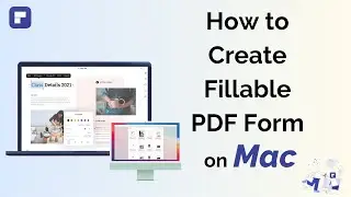 How to Create a Fillable PDF Form on Mac | Wondershare PDFelement 8