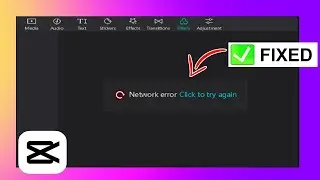 How To Fix CapCut Network Error on PC 2024...Solved CapCut Network Error Problem ...