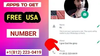 How to get free USA phone number for Whatsapp online verification 2024 /Get free USA phone number