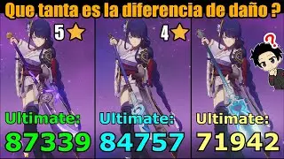 Shogun raiden con la Luz del Segador R1 vs Captura R5 y Aleta Cortaolas R5 | Genshin Impact