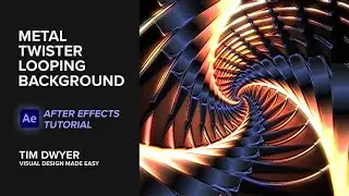 Metal Twister Loop (Beginner After Effects Tutorial)