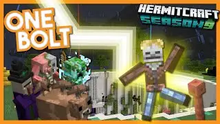 ONE Strike, FOUR Mobs!!! - Minecraft Hermitcraft Season 9 #10