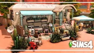 I Built A Botanists Trailer In The Sims 4!! || Speed Build ( NO CC )