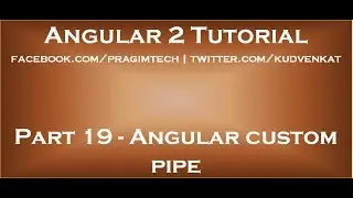 Angular custom pipe