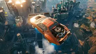 [4K] Cyberpunk 2077 | Night City From Above | Ray Tracing | RTX 3080