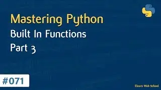 Learn Python in Arabic #071 - Built In Functions Part 3