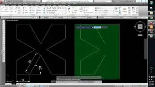 AutoCAD Tutorial: Draw line with angle and length Exercise #2