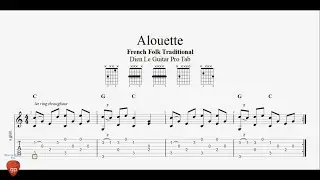 Alouette | Kidsongs - Guitar Tabs