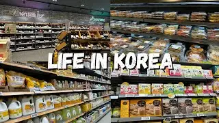 LIFE IN KOREA 🇰🇷🛒 Emart Grocery Shopping + Cooking Korean Food 👩🏻‍🍳