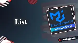 List in Material UI |  React Material UI Tutorials