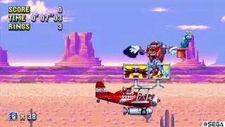 Sonic Mania Plus Debug Mode Sonic In Knuckles Mirage Saloon Act 1