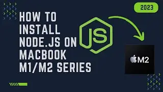 Quick and Simple Node.js Installation on Mac M1/M2 2023 #nodejstutorial #nodejs