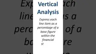 Horizontal analysis vs vertical analysis