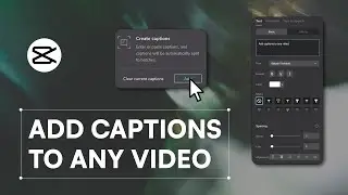 How to Add Subtitles to a Video (CapCut Auto Caption)