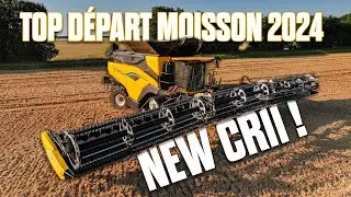 🤩 NEW CR11 - TOP DÉPART MOISSON 2024 : la + GROSSE MOISSONNEUSE de FRANCE 🟡😱