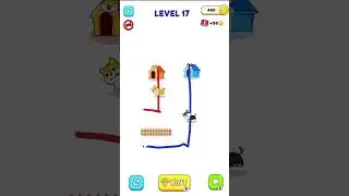 LEVEL 17 DOGE CANNOT TOUCH OTHER DOG? Doge Rush to Home: Draw Puzzle #short #doge #dogs #dog #puzzle