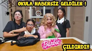 WEDNESDAY VE KARDEŞLERİ OKULA HABERSİZ GELDİ | BARBIE ÇILDIRDI | EYLÜL LAL