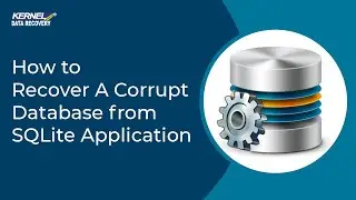 How to Recover A Corrupt Database from SQLite Application