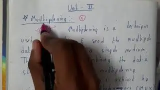 1 Multiplexing an its types